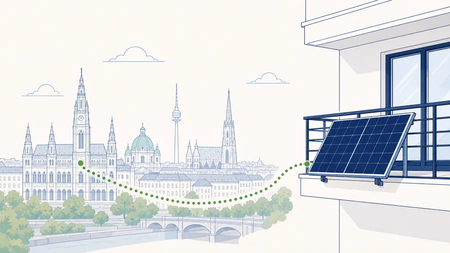 Balkonkraftwerk anmelden in Wien: Wiener Netze und Hausverwaltung