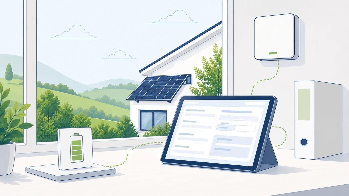 Planungstisch mit PV, Speicherhinweis und Registerformular zeigt das MaStR als laufende Anlagenakte.